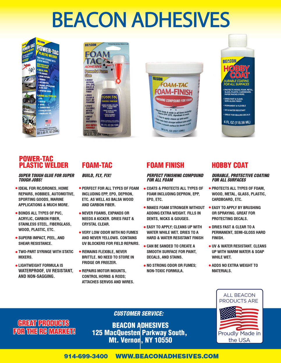 Foam-Tac Product Catalog